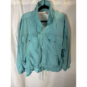 MTA PRO Teal Lightweight Full Zip Jacket with Pockets Size 1X
